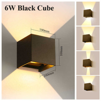 現代のデザインと3000K/4000K/6500Kの色温の8W LED室内壁灯