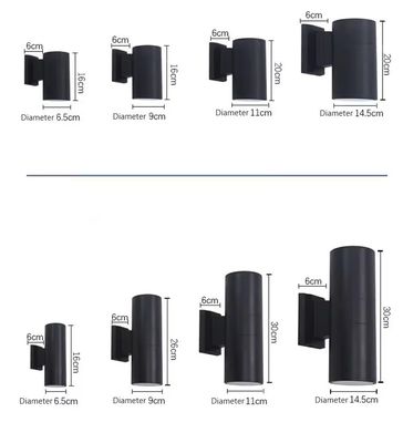 ウォールスコンシェ アウトドアガーデン LED ウォールライト ディフューザー 上下 アルミ 装飾 ウォールランプ 6W 10W 12W 24W 48W 60W