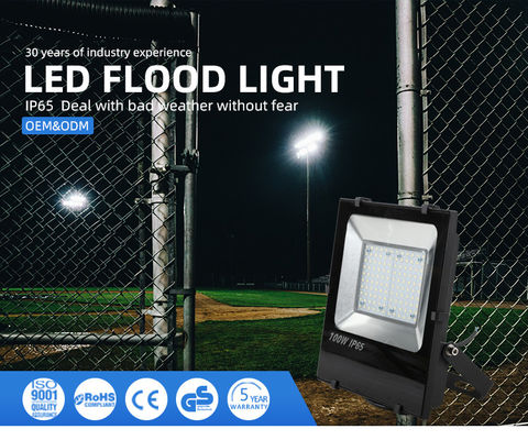 100W 屋外 LED 洪水照明 IP65 センサー付き防水 6500K 10000Lm セキュリティ ライト 白色 洪水照明