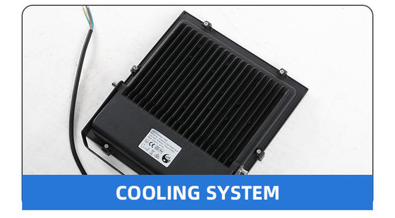 100W 屋外 LED 洪水照明 IP65 センサー付き防水 6500K 10000Lm セキュリティ ライト 白色 洪水照明