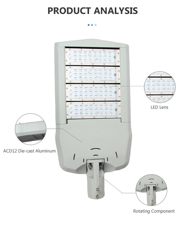 型式鋳造 アルミ IP65 防水 屋外 LED ストリートライト 70 Ra 5 200W/250W/300W/350W